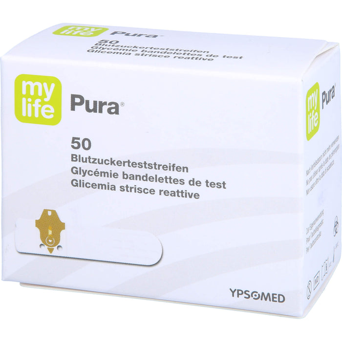 Pura Blutzuckerteststreifen, 50 pc Bandelettes réactives