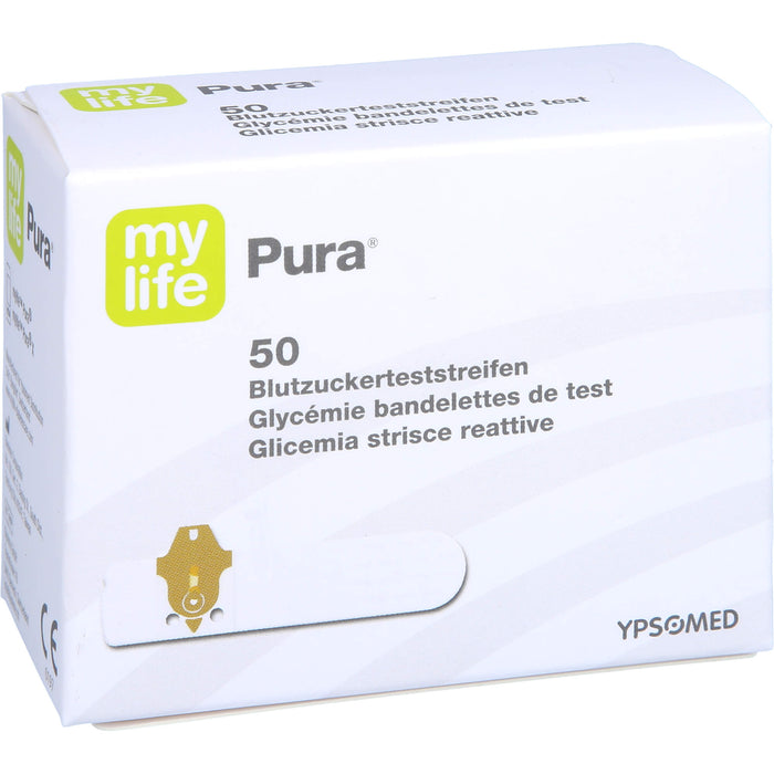 Pura Blutzuckerteststreifen, 50 pcs. Test strips