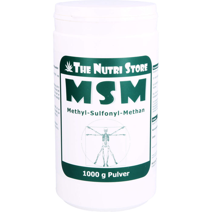 The Nutri Store MSM Methyl-Sulfonyl-Methan Pulver, 1000 g Powder