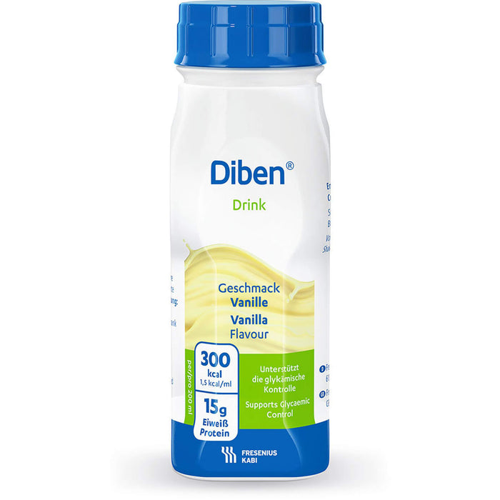 Diben Drink Vanille Aufbaukost & Diät bei Diabetes, 800 ml Lösung