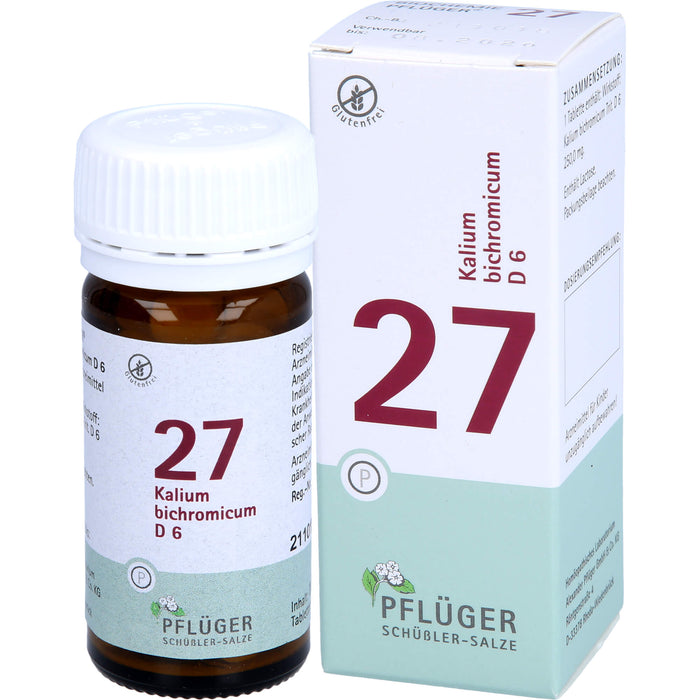 Pflüger Biochemie Nr.27 Kalium bichromicum D6 Tabletten, 100 pc Tablettes