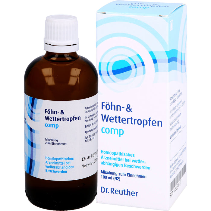 Dr. Reuther Föhn- & Wettertropfen comp bei wetterabhängigen Beschwerden, 100 ml Lösung
