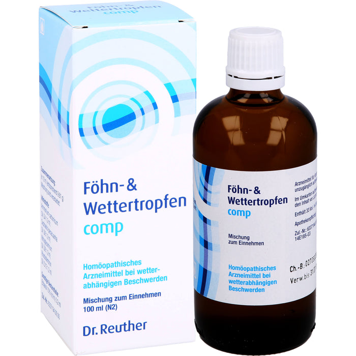 Dr. Reuther Föhn- & Wettertropfen comp bei wetterabhängigen Beschwerden, 100 ml Lösung