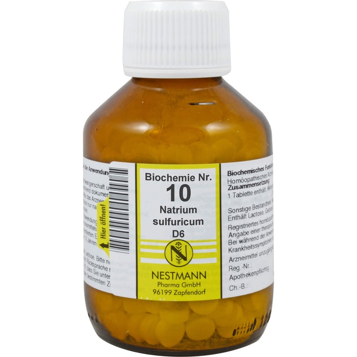 Biochemie 10 Natrium sulfuricum Nestmann D6 Tbl., 400 St TAB