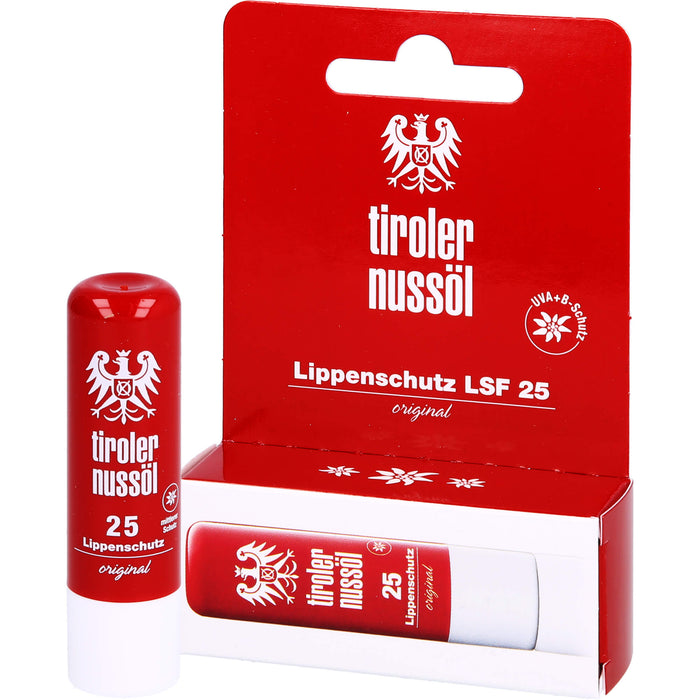 Tiroler Nussöl original Lippenschutz LSF25, 1 pc Plume