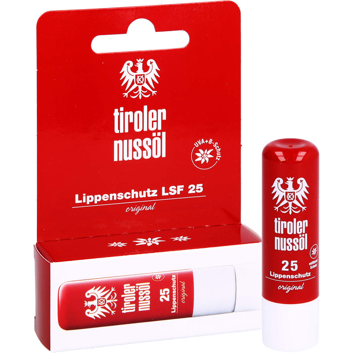Tiroler Nussöl original Lippenschutz LSF25, 1 pc Plume