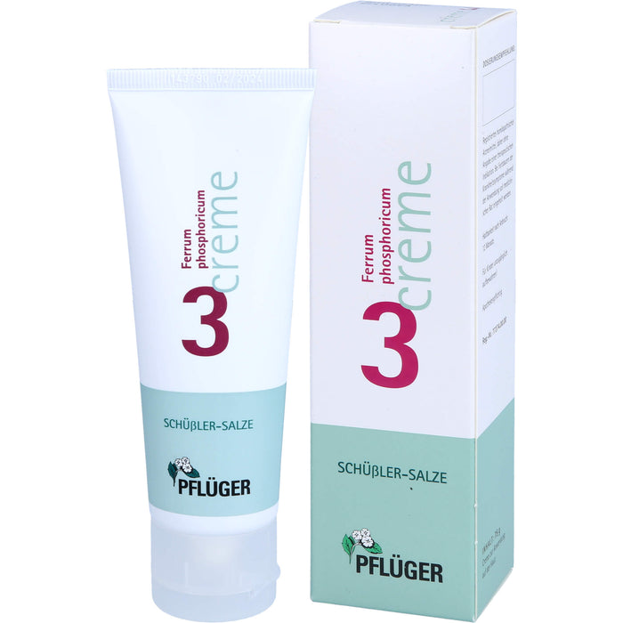 Pflüger Biochemie Nr.3 Ferrum phosphoricum Creme, 75 g Crème