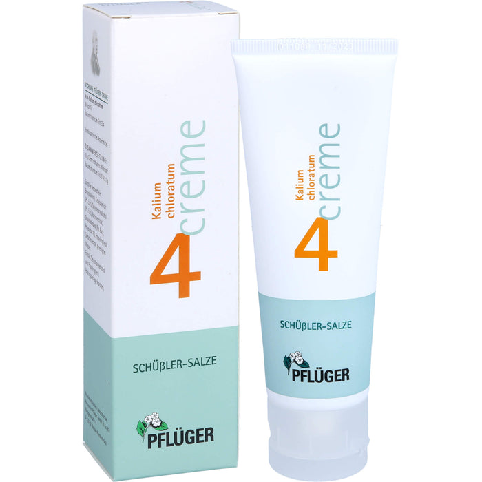 Pflüger Biochemie Nr.4 Kalium chloratum Creme, 75 g Crème
