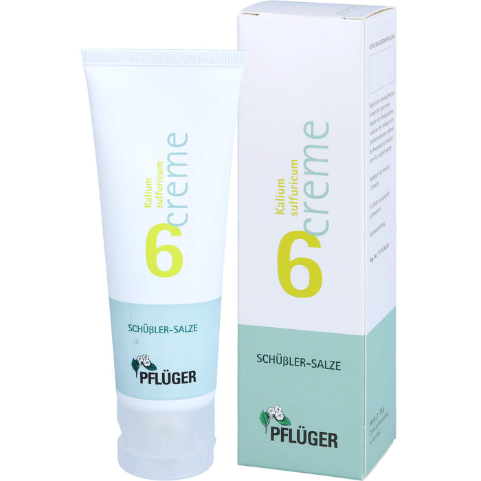 Pflüger Biochemie Nr.6 Kalium sulfuricum Creme, 75 g Crème