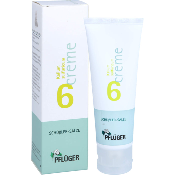 Pflüger Biochemie Nr.6 Kalium sulfuricum Creme, 75 g Crème