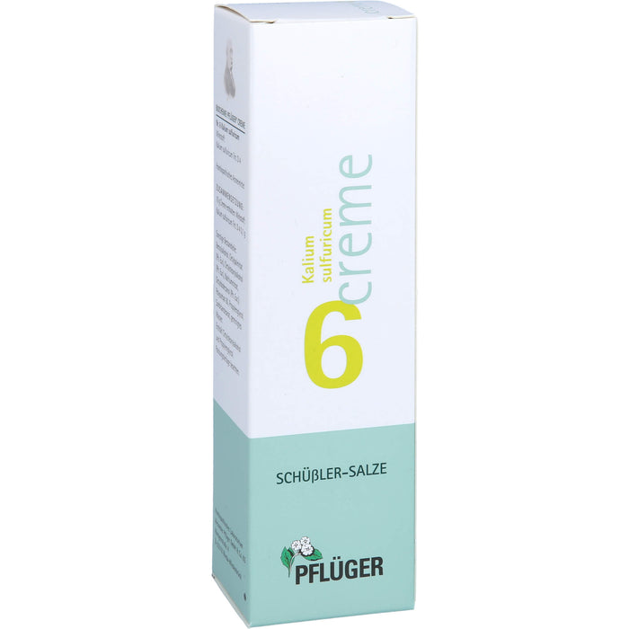 Pflüger Biochemie Nr.6 Kalium sulfuricum Creme, 75 g Creme