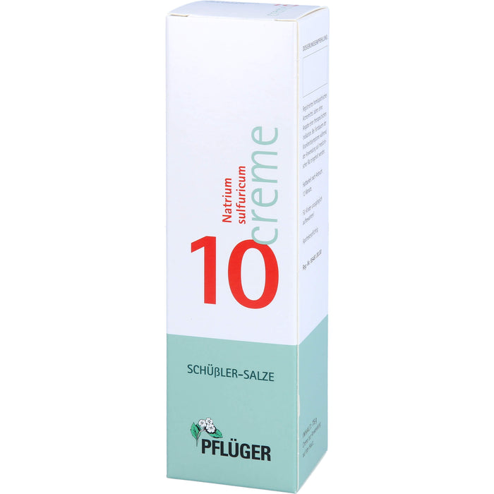 Pflüger Biochemie Nr.10 Natrium sulfuricum Creme, 75 g Creme