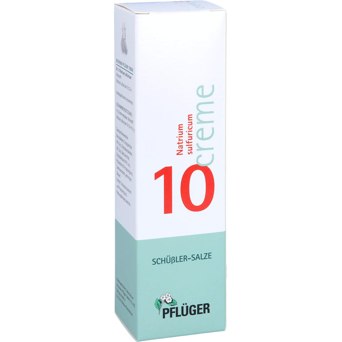 Pflüger Biochemie Nr.10 Natrium sulfuricum Creme, 75 g Creme