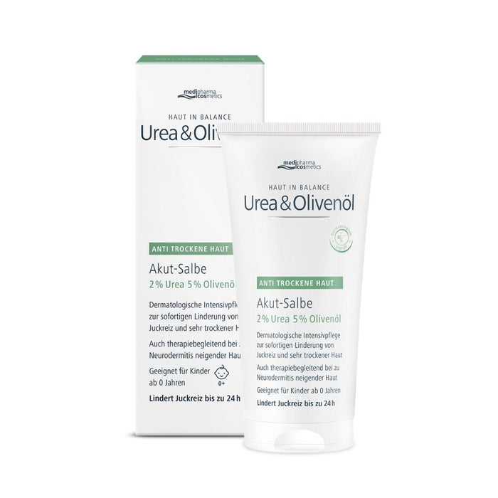 medipharma cosmetics Haut in Balance Urea & Olivenöl Akut Salbe, 75 ml Salbe