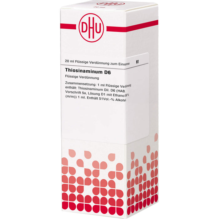 DHU Thiosinaminum D6 flüssige Verdünnung, 20 ml Solution