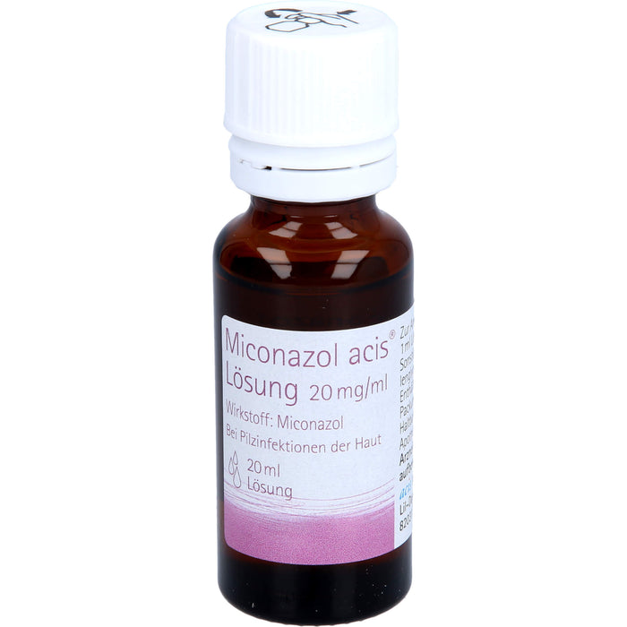Miconazol acis  Lösung, 20 mg/ml Lösung zur Anwendung auf der Haut, 20 ml Solution