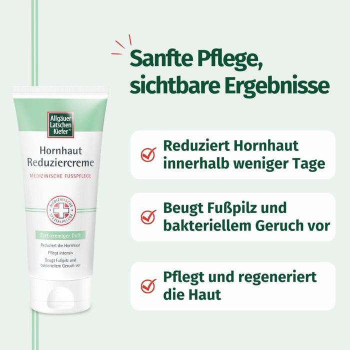 Allgäuer Latschenkiefer Hornhaut Reduziercreme Cremig, 100 ml Cream