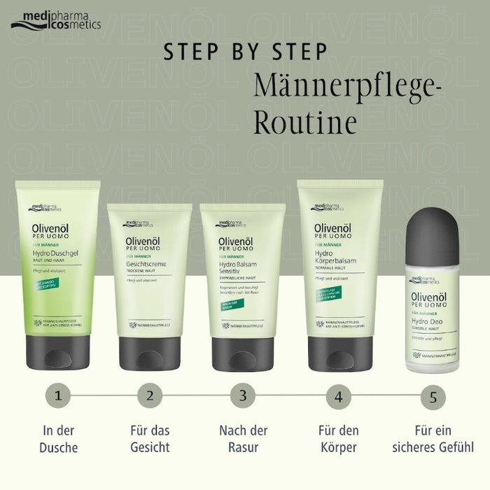 Olivenöl Per Uomo Hydro Körperbalsam, 150 ml Cream
