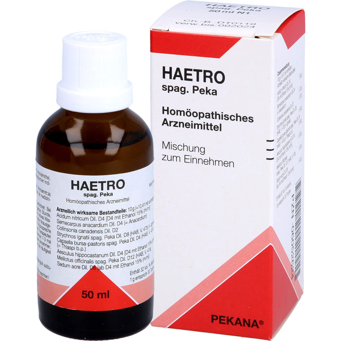 Haetro spag. Peka Tropf., 50 ml TRO