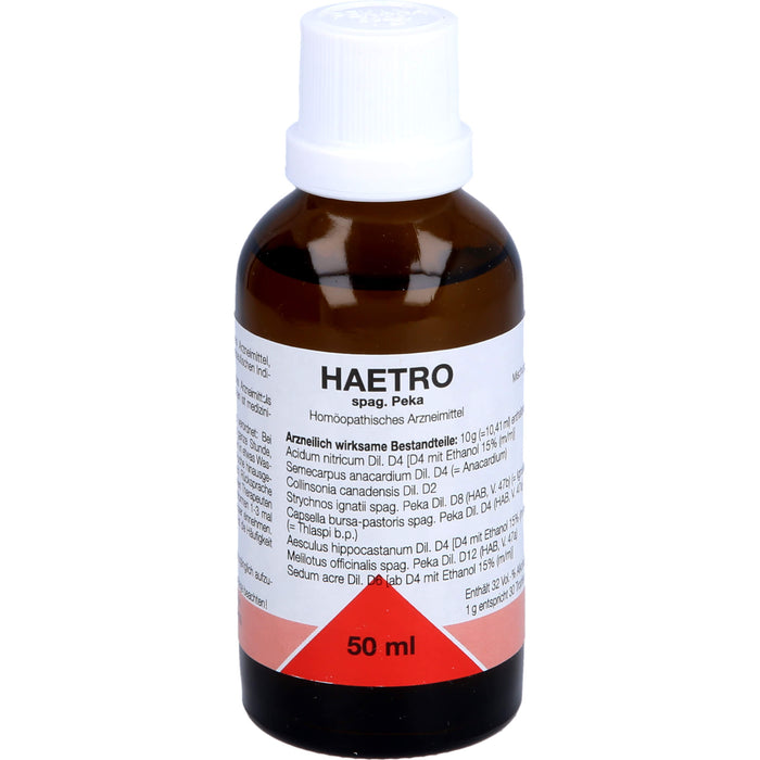 Haetro spag. Peka Tropf., 50 ml TRO