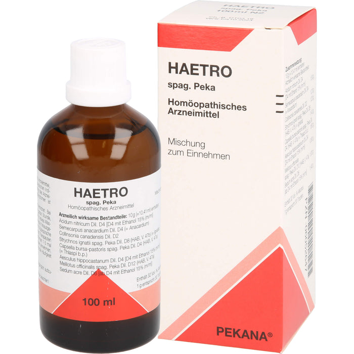 Haetro spag. Peka Tropf., 100 ml TRO