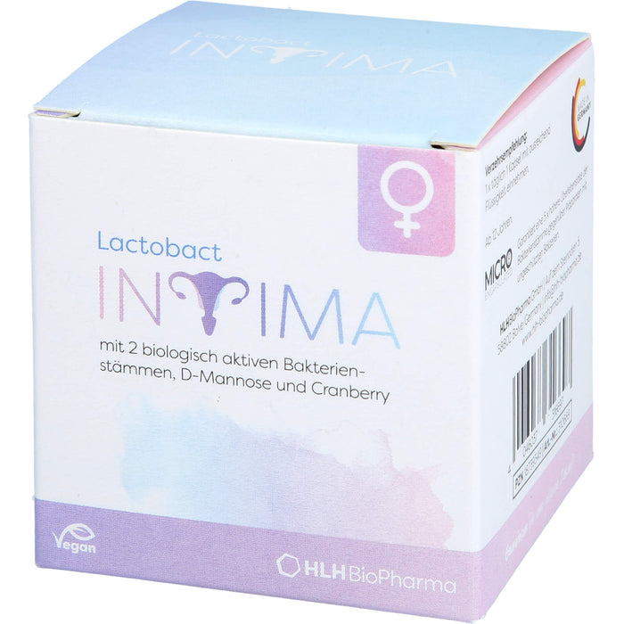 Lactobact INTIMA Kapseln bei Blasenentzündungen und Harnwegsinfekten sowie zur Stärkung der Intimflora, 30 pc Capsules