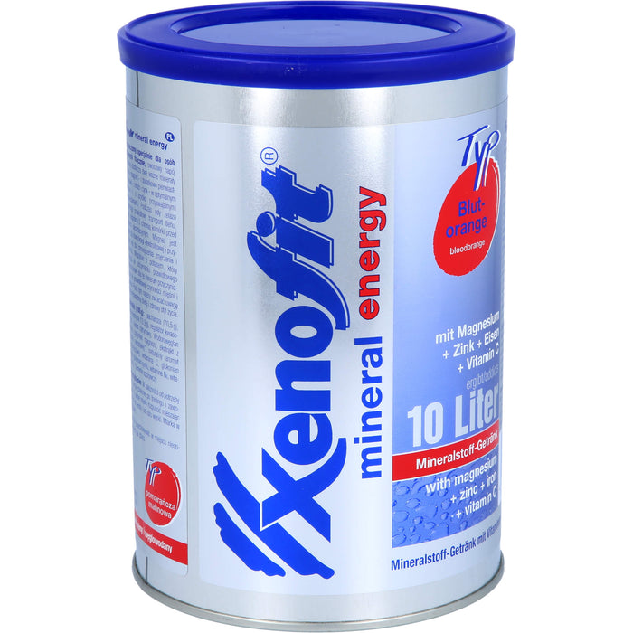 Xenofit Mineral Energy Mineralstoff-Getränk Pulver Blutorange, 720 g Pulver