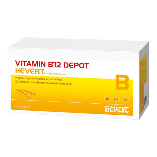 Vitamin B12 Depot Hevert, 100 St. Ampullen
