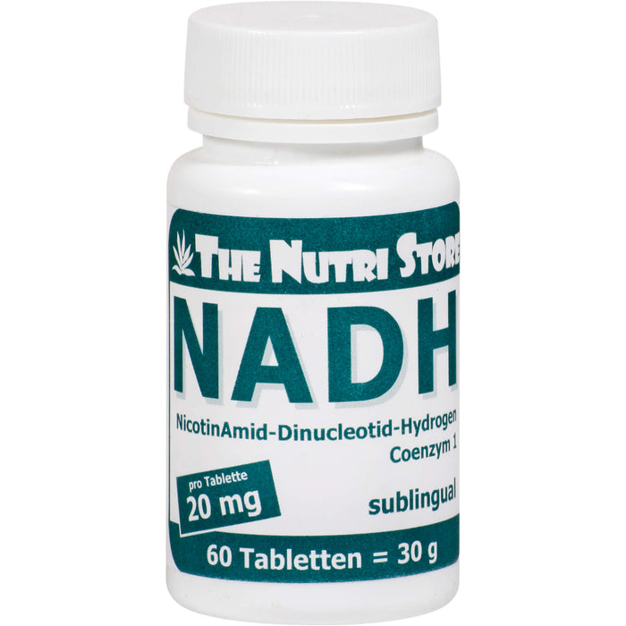 The Nutri Store NADH 20 mg Tabletten, 60 pc Tablettes