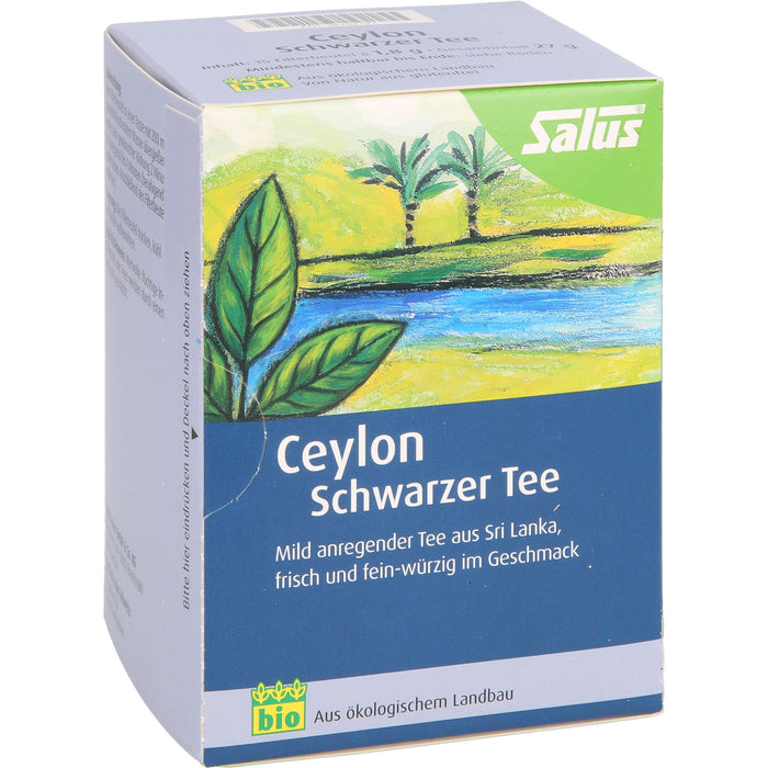 Salus Ceylon Schwarzer Tee bio, 15 pcs. Filter bag