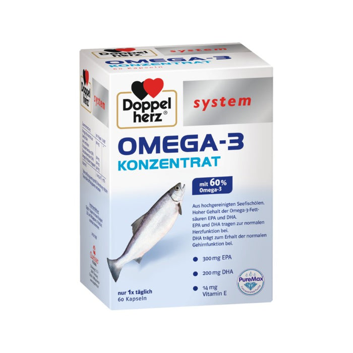 Doppelherz system OMEGA-3 KONZENTRAT, 60 pcs. Capsules