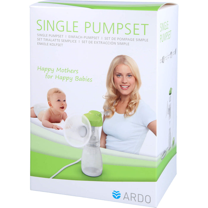 ARDO Single Pumpset das sichere und hygienische Pumpset, 1 St. Set