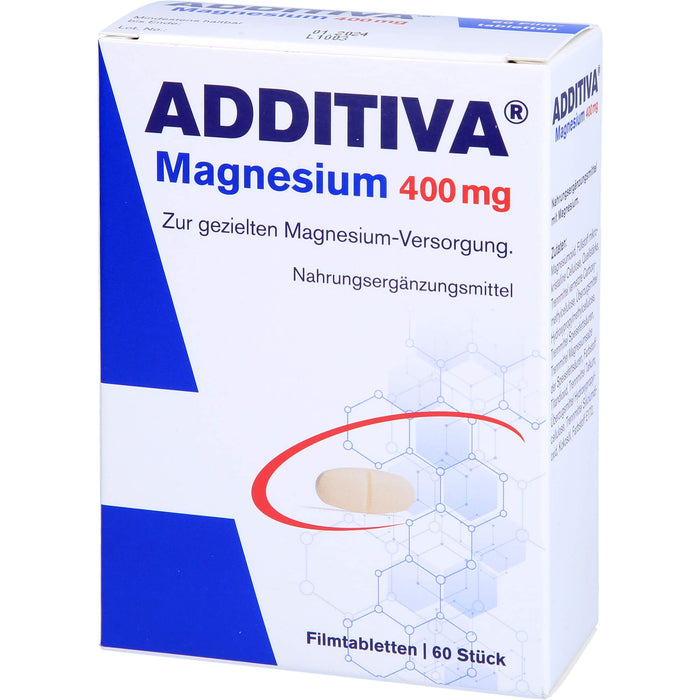 ADDITIVA Magnesium 400mg Filmtabletten, 60 St FTA