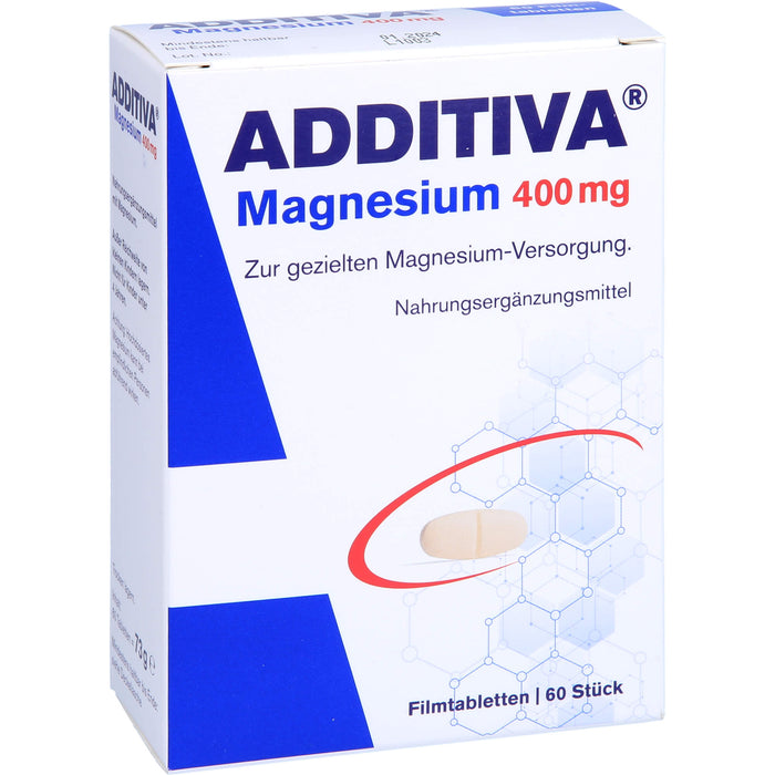 ADDITIVA Magnesium 400 mg Filmtabletten, 60 pc Tablettes