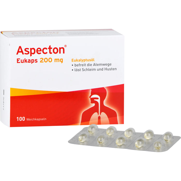 Aspecton  Eukaps 200 mg, Weichkapseln, 100 pcs. Capsules