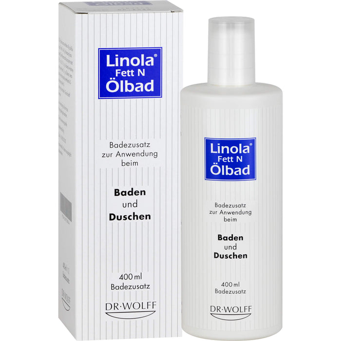 Linola Fett N Ölbad Badezusatz, flüssig, 400 ml Bath additive