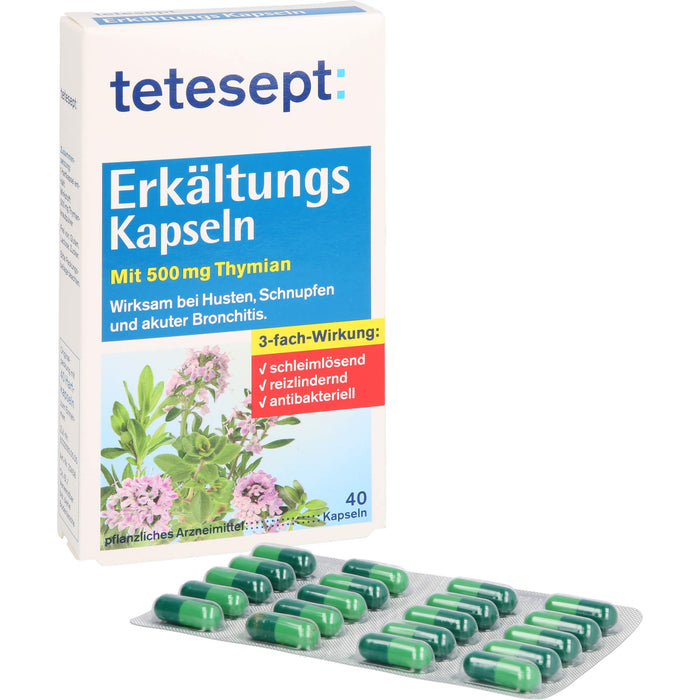 TETESEPT ERKAELTUNGS KAPSELN, 40 pc Capsules