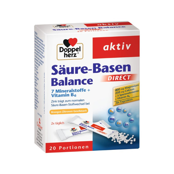 Doppelherz Säure-Basen Balance direct, 20 pc Sachets