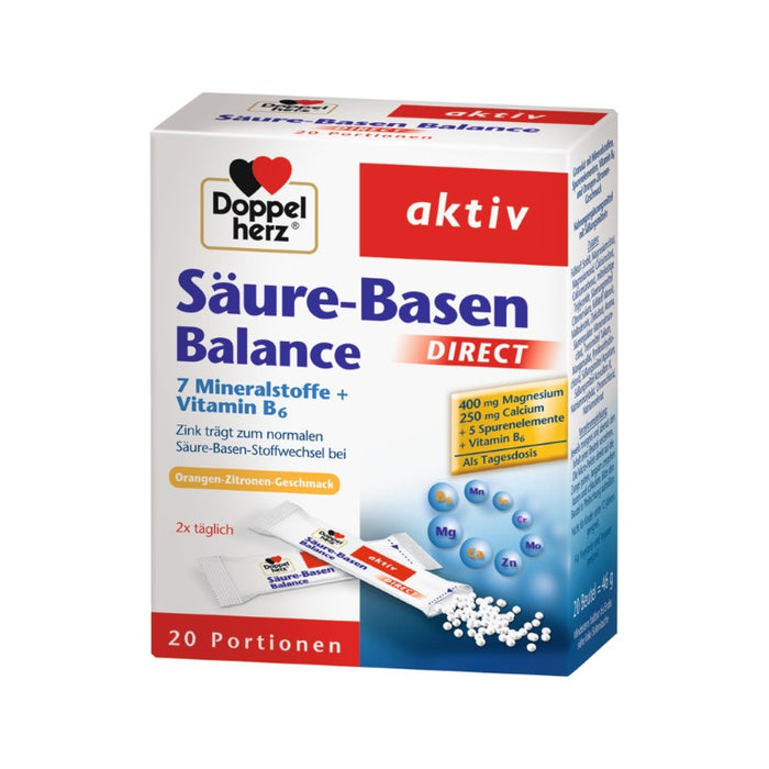 Doppelherz Säure-Basen Balance direct, 20 pc Sachets