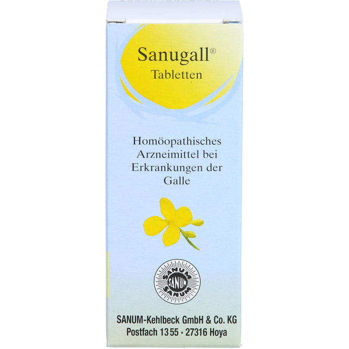 Sanugall Tabletten bei Erkrankungen der Galle, 80 St. Tabletten