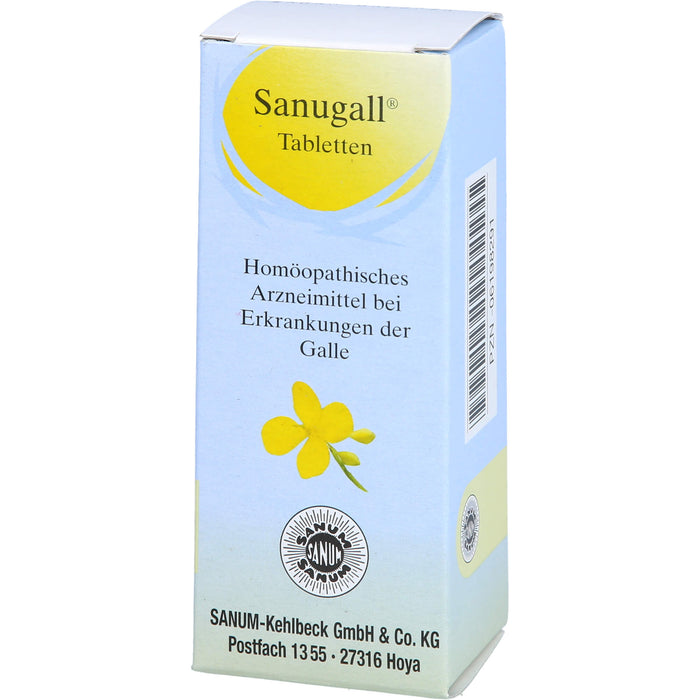 Sanugall Tabletten bei Erkrankungen der Galle, 80 St. Tabletten