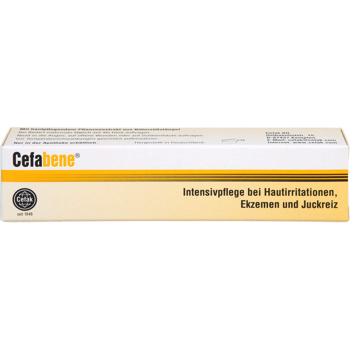 Cefabene Salbe Intensivpflege bei Hautirritationen, Ekzemen und Juckreiz, 25 g Salbe