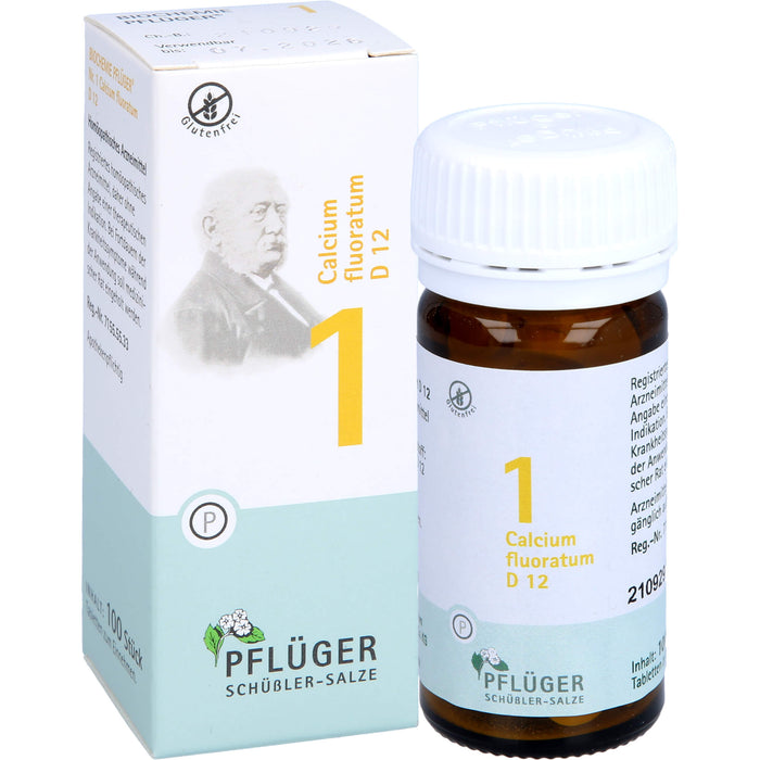 Pflüger Biochemie Nr.1 Calcium fluoratum D12 Tabletten, 100 pc Tablettes