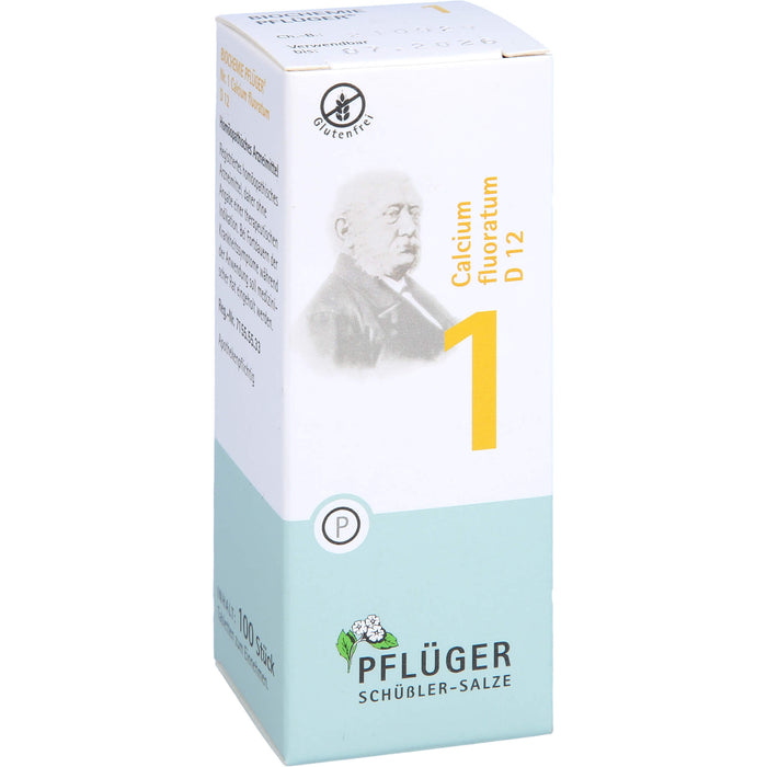 Pflüger Biochemie Nr.1 Calcium fluoratum D12 Tabletten, 100 pc Tablettes