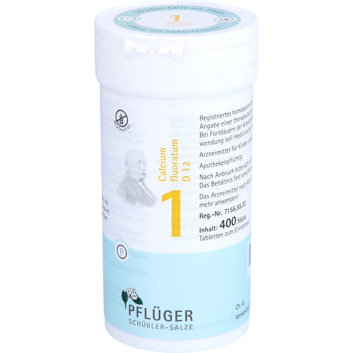Pflüger Biochemie Nr.1 Calcium fluoratum D12 Tabletten, 400 pcs. Tablets