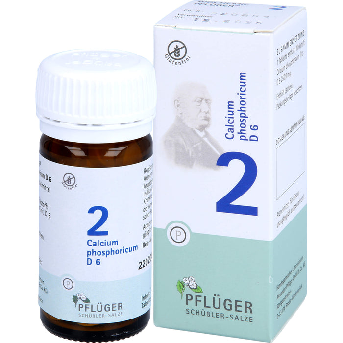 Pflüger Biochemie Nr.2 Calcium phosphoricum D6 Tabletten, 100 pc Tablettes
