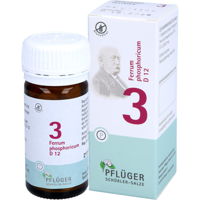 Pflüger Biochemie Nr.3 Ferrum phosphoricum D12 Tabletten, 100 St. Tabletten