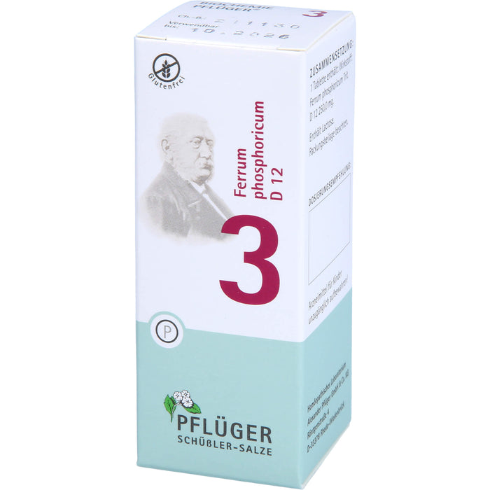 Pflüger Biochemie Nr.3 Ferrum phosphoricum D12 Tabletten, 100 St. Tabletten