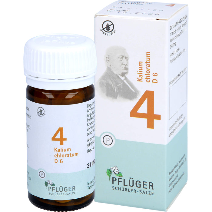 Pflüger Biochemie Nr.4 Kalium chloratum Tabletten, 100 pc Tablettes