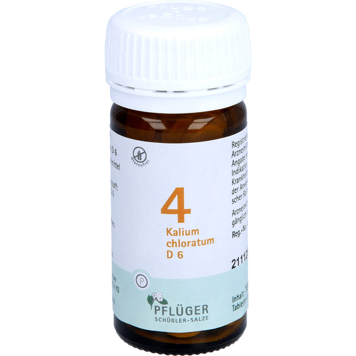 Pflüger Biochemie Nr.4 Kalium chloratum Tabletten, 100 pc Tablettes
